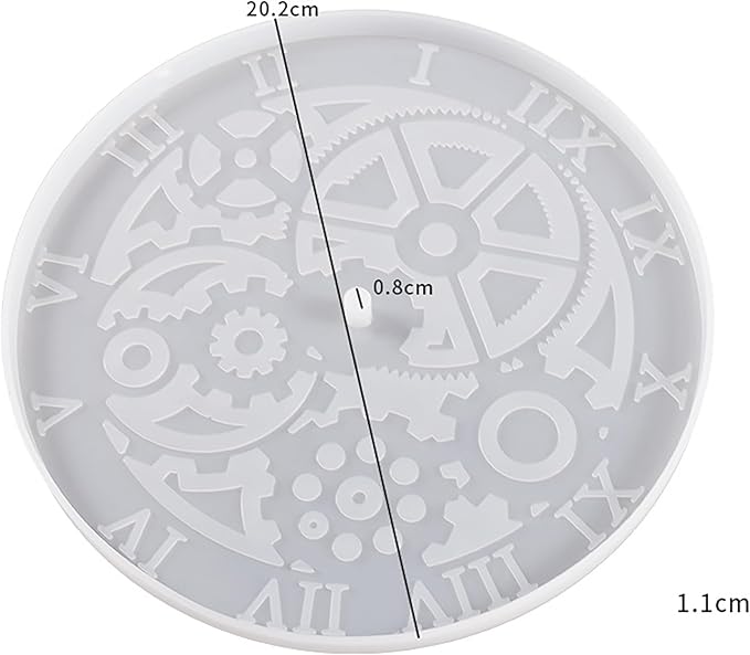 Silicone Mould - 1 x Steampunk Themed Mechanical Timepiece Mould - Image 4