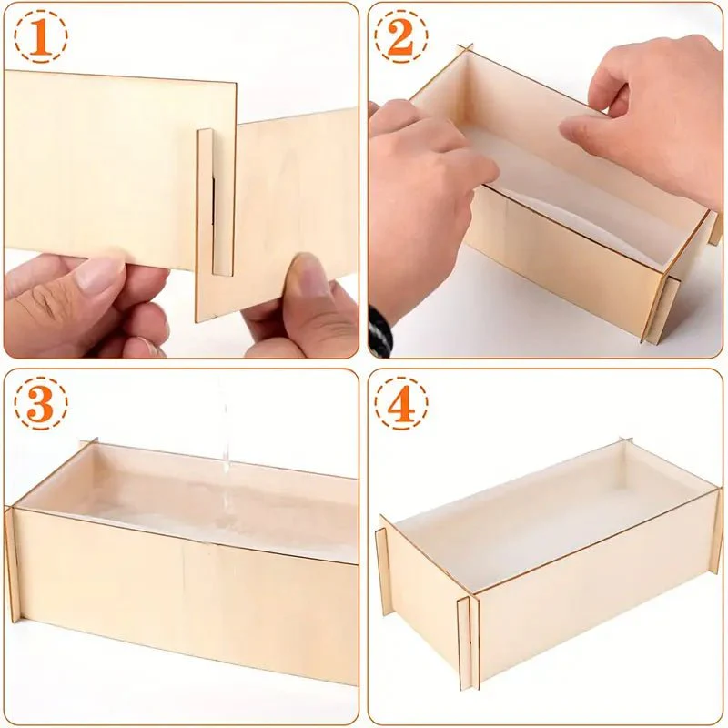 Silicone Mould - 1 x Deep Rectangle Cuboid with Casing Mould 18.1cm x 6cm x 8cm - Image 5