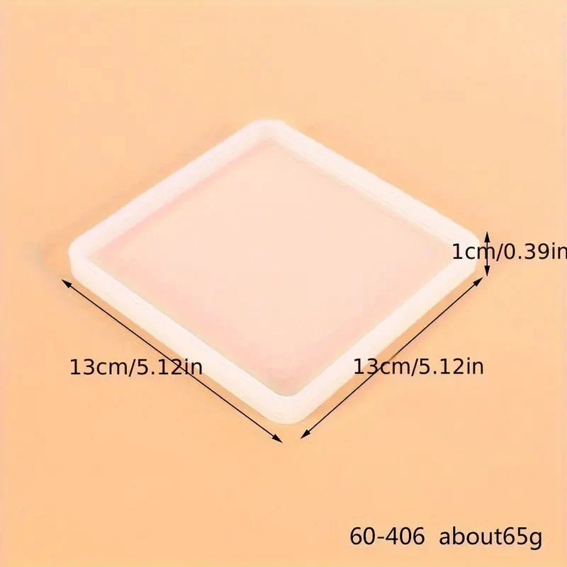 Silicone Mould - Large Square Placemat Coaster 13cm x 13cm x 1cm - Image 3