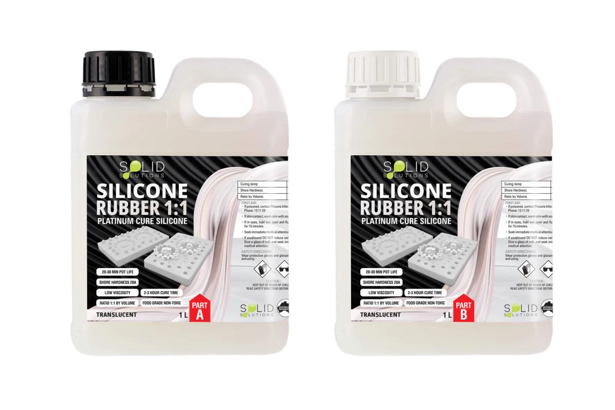 Silicone Rubber 1:1 Mould Maker |  Translucent | 2L Kit