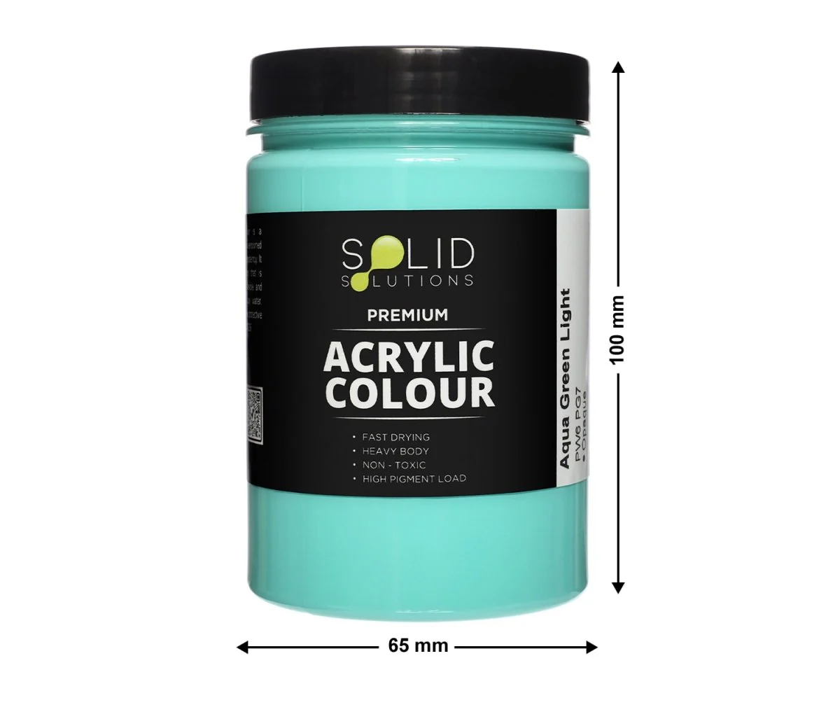 Acrylic Paint | Aqua Green Light - 250ml - Image 4