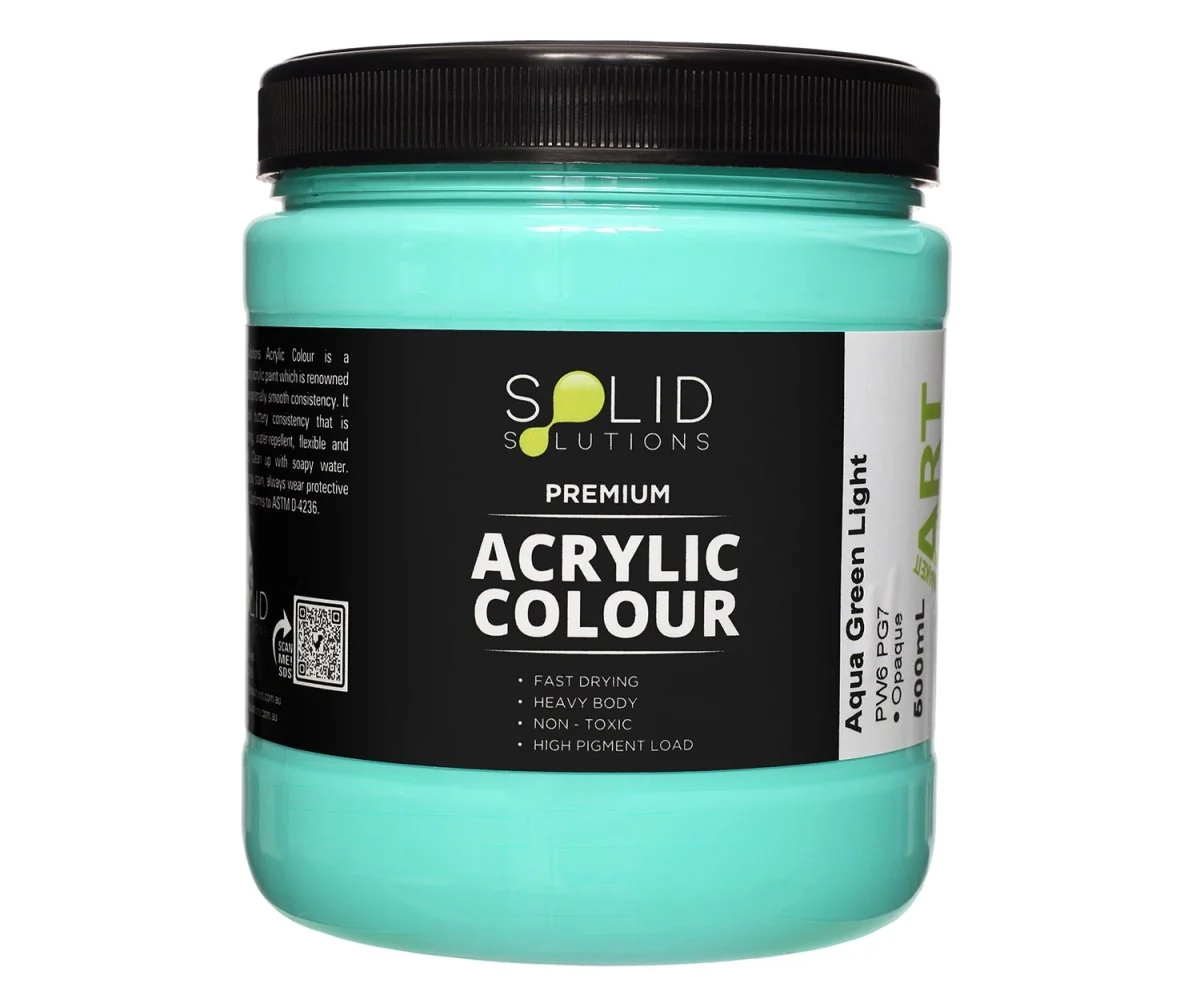 Acrylic Paint | Aqua Green Light - 500ml