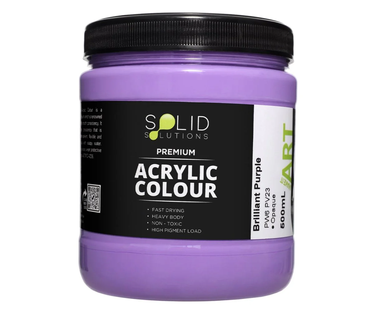 Acrylic Paint | Brilliant Purple - 500ml