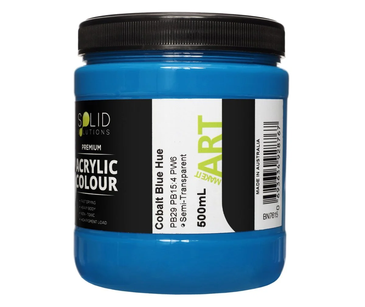 Acrylic Paint | Cobalt Blue Hue - 500ml - Image 4