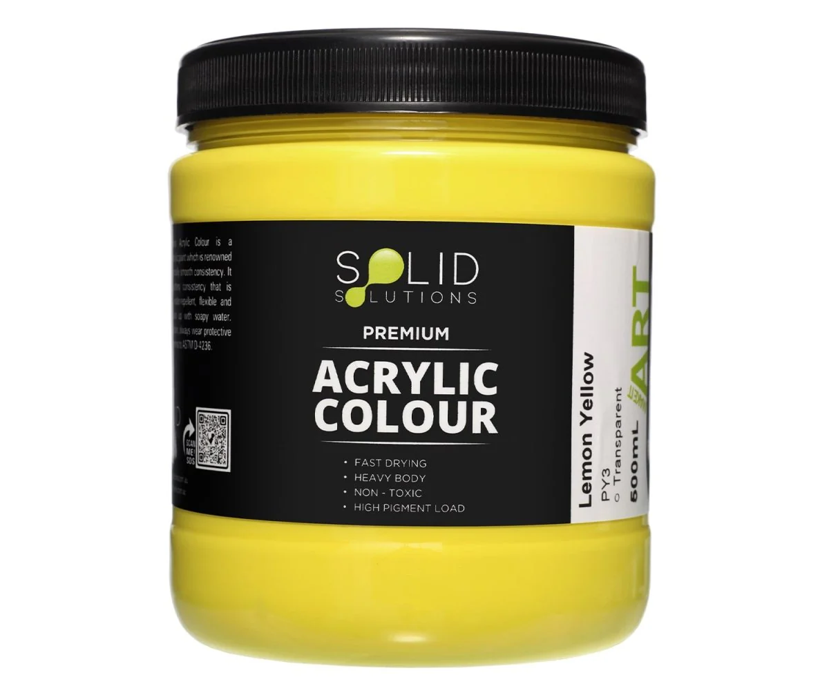 Acrylic Paint | Lemon Yellow - 500ml