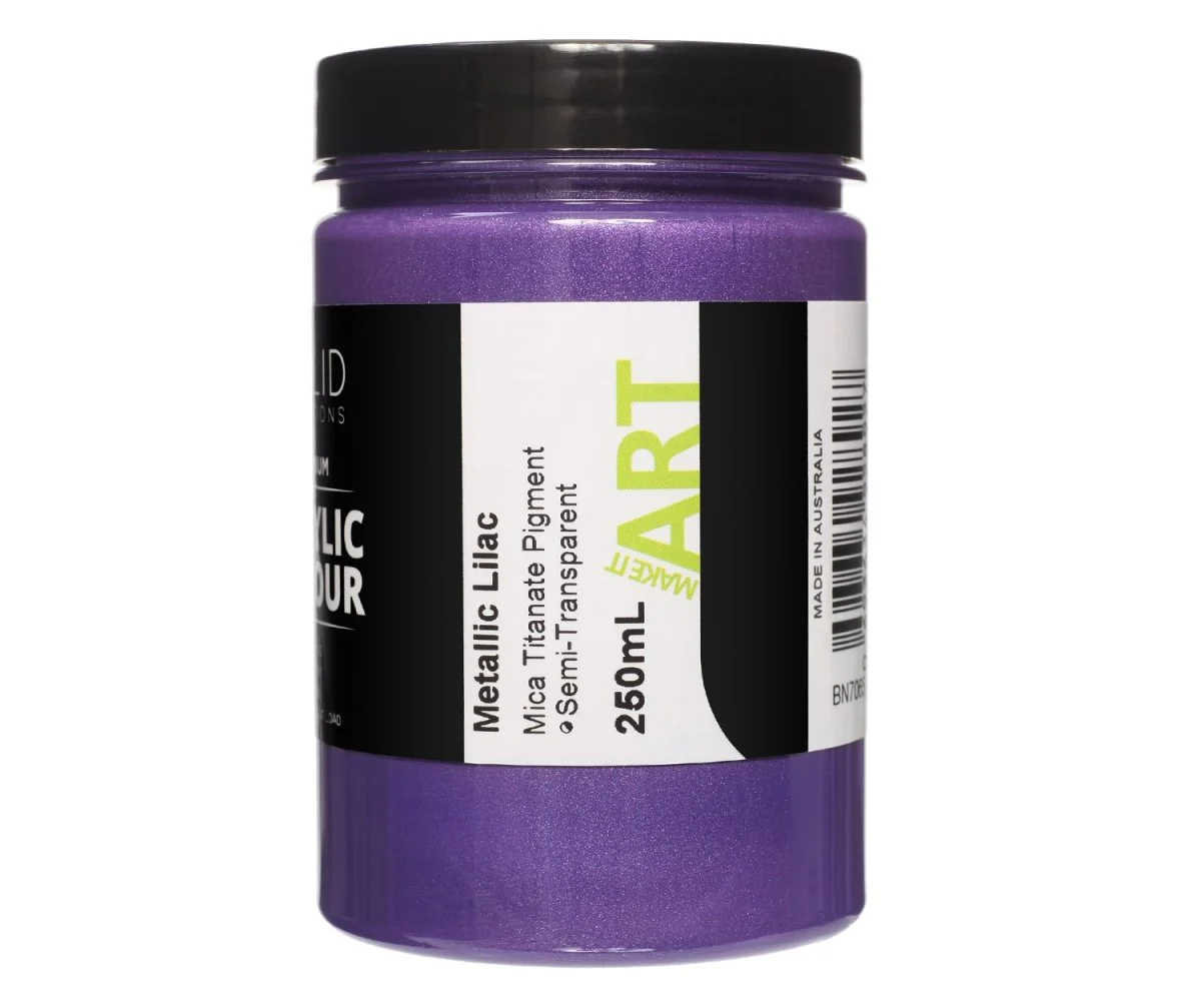 Acrylic Paint | Metallic Lilac - 250ml - Image 3