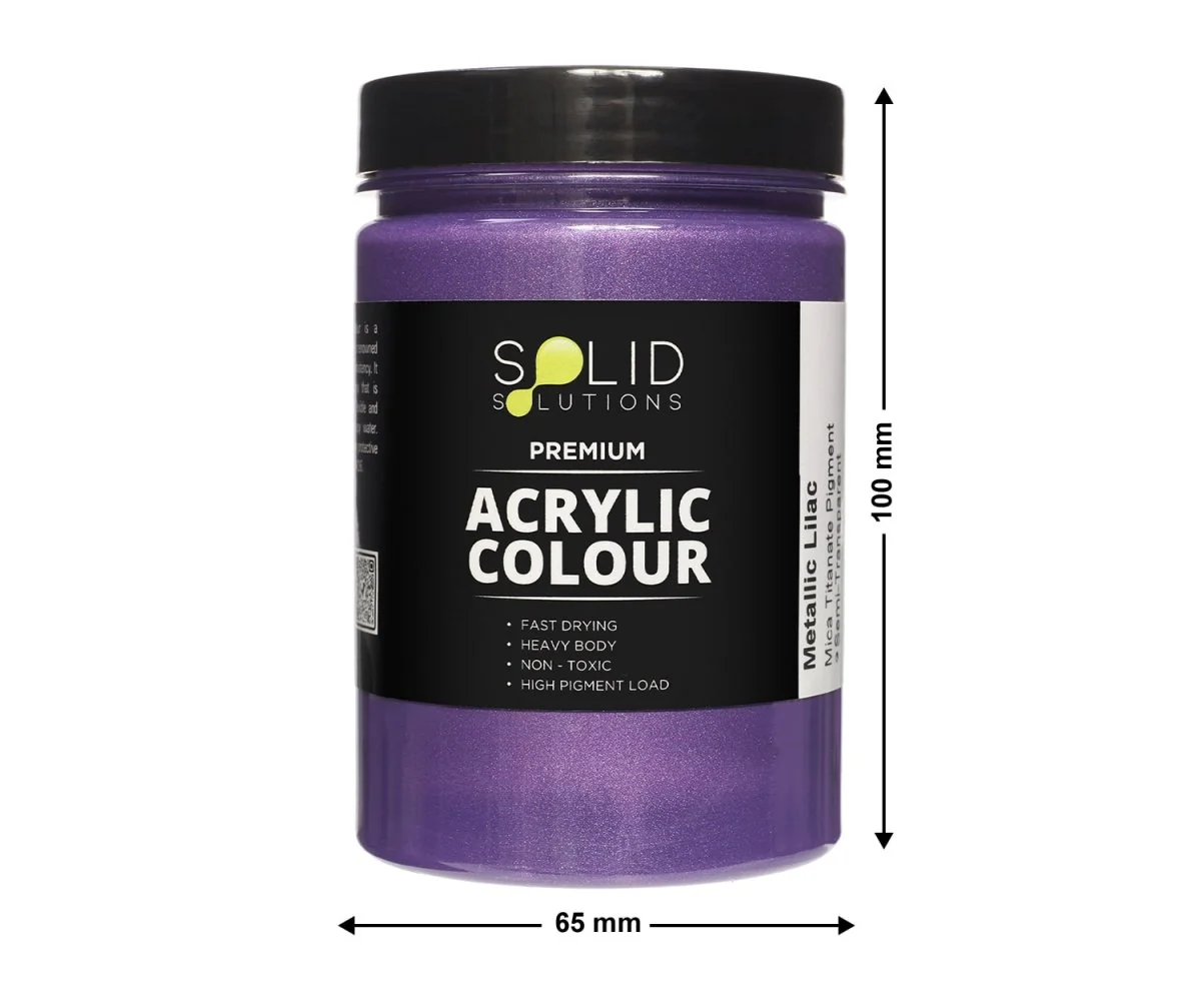 Acrylic Paint | Metallic Lilac - 250ml - Image 4
