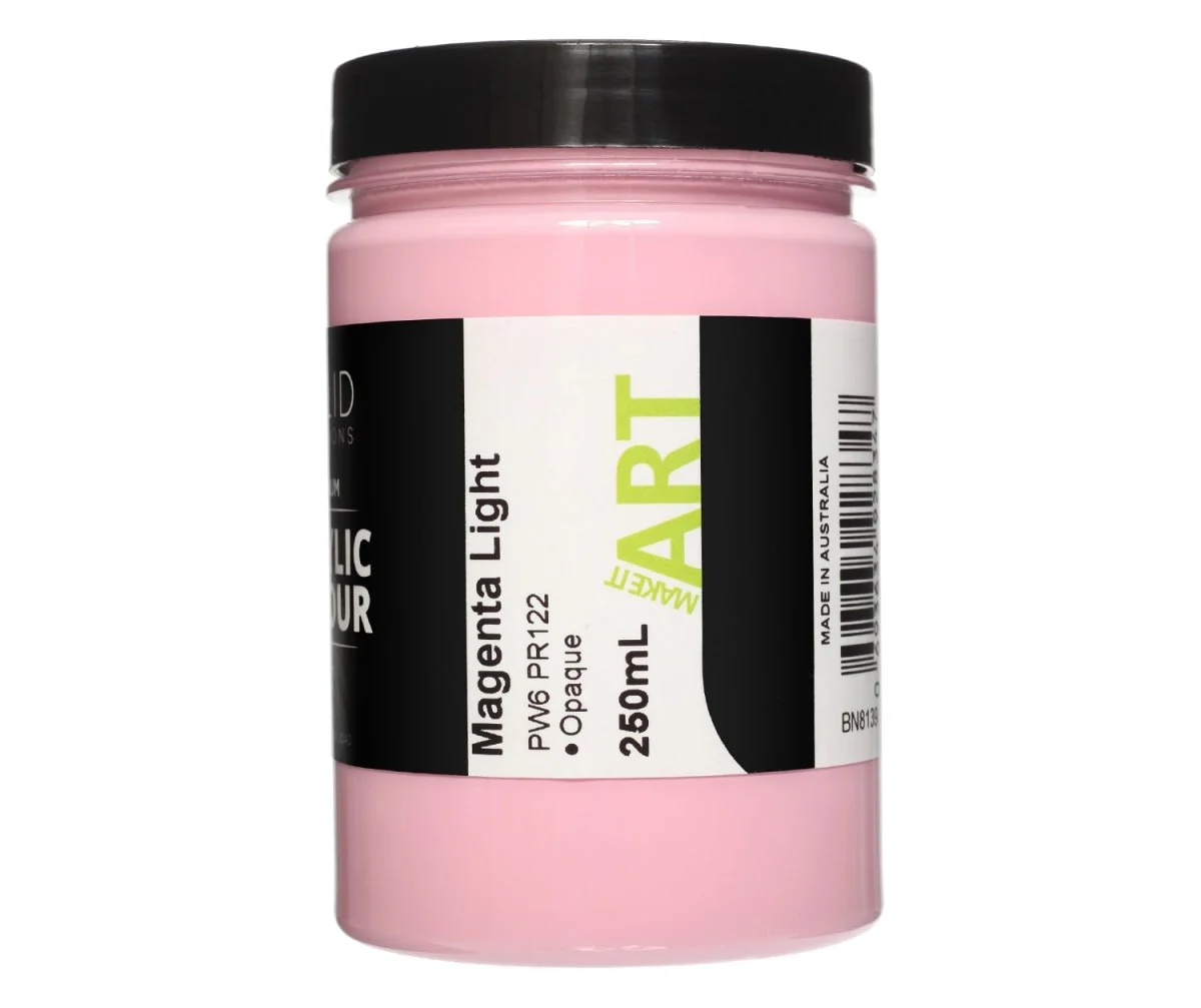 Acrylic Paint | Magenta Light - 250ml - Image 3