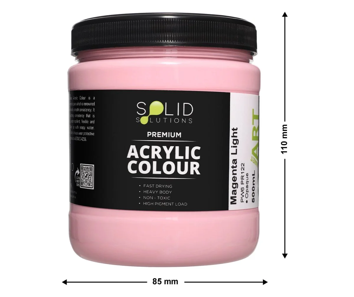 Acrylic Paint | Magenta Light - 500ml - Image 3