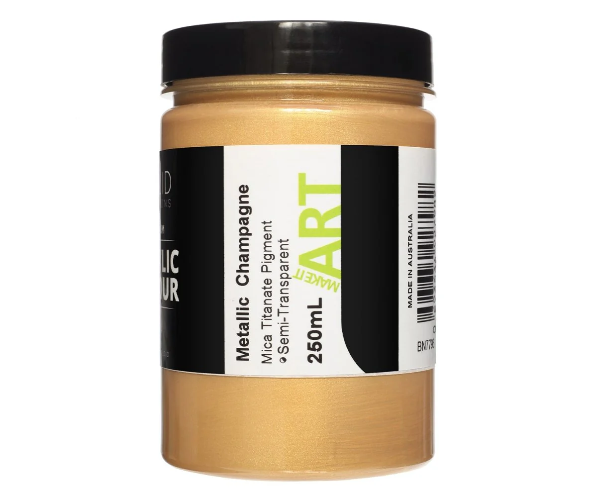 Acrylic Paint | Metallic Champagne - 250ml - Image 3
