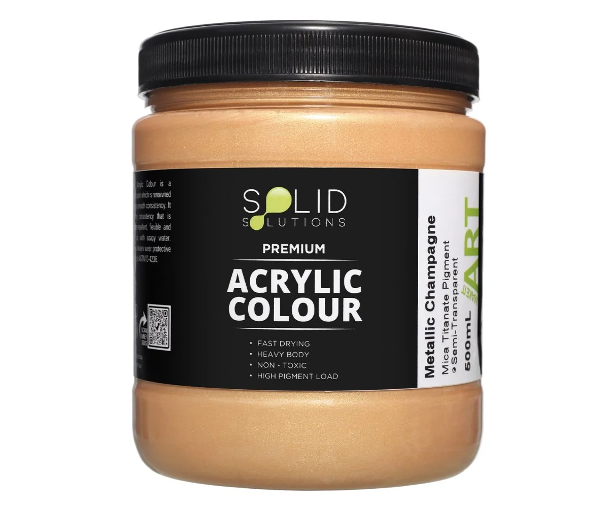 Acrylic Paint | Metallic Champagne - 500ml