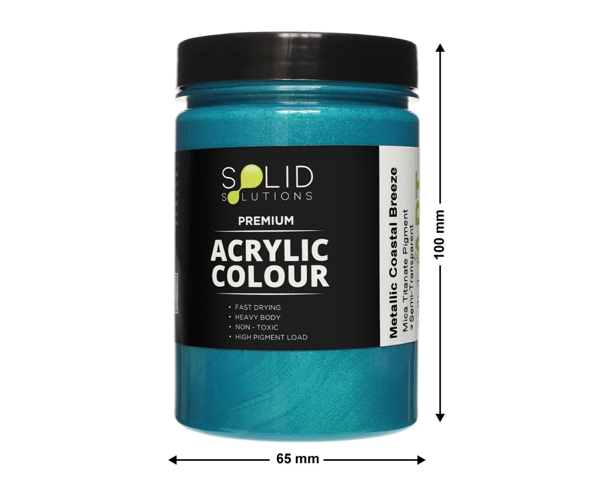 Acrylic Paint | Metallic Coastal Breeze - 250ml - Image 4