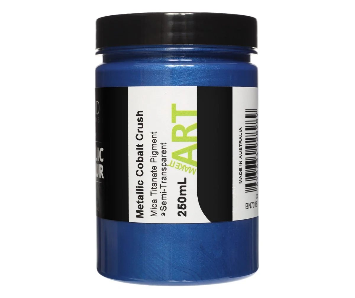 Acrylic Paint | Metallic Cobalt Crush - 250ml - Image 3