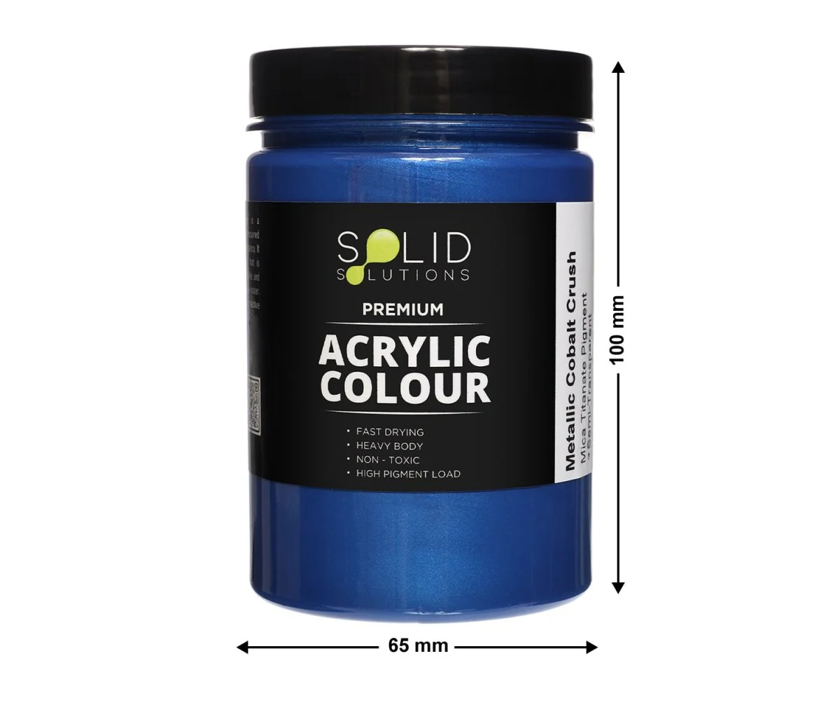 Acrylic Paint | Metallic Cobalt Crush - 250ml - Image 4