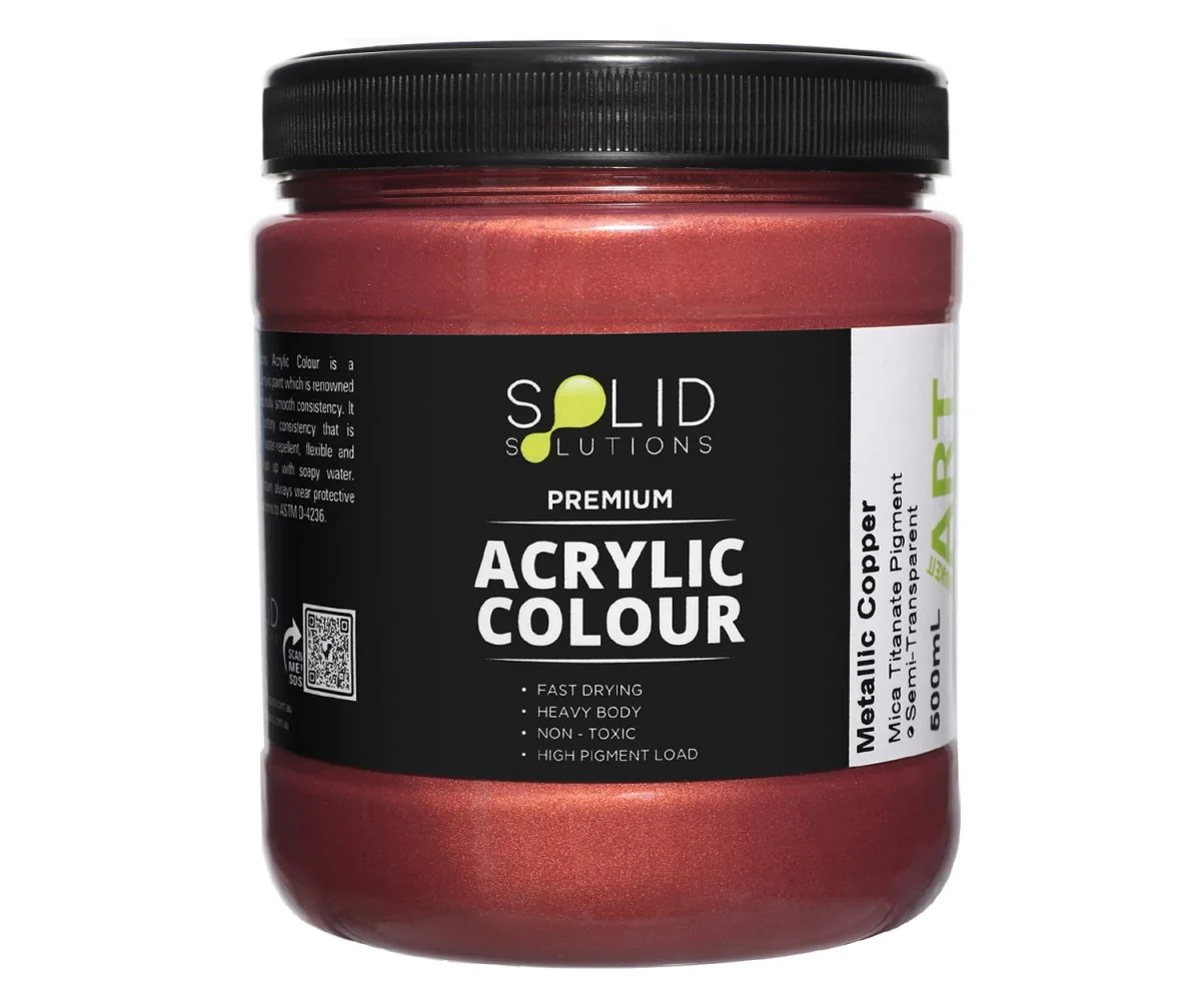Acrylic Paint | Metallic Copper - 500ml