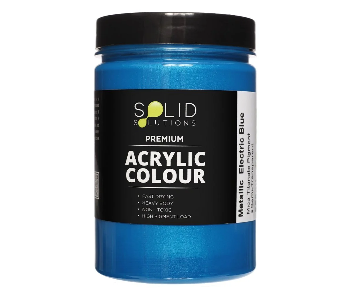 Acrylic Paint | Metallic Electric Blue - 250ml