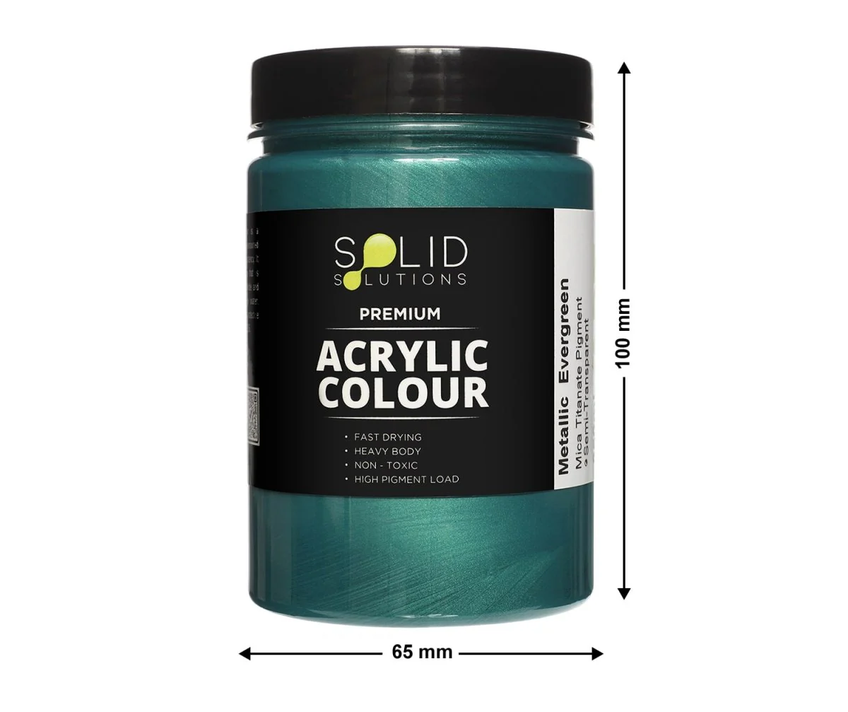 Acrylic Paint | Metallic Evergreen - 250ml - Image 4