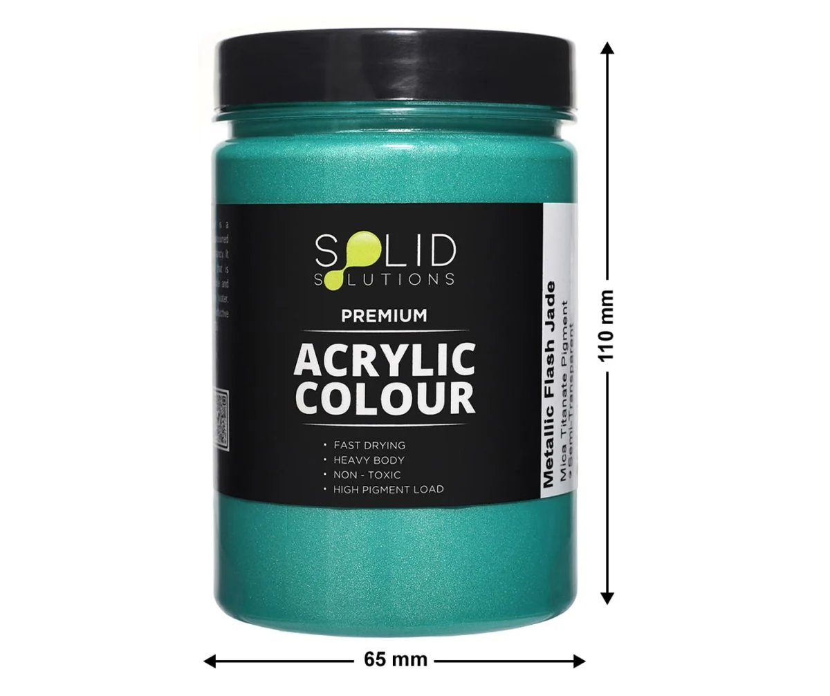 Acrylic Paint | Metallic Flash Jade - 250ml - Image 4