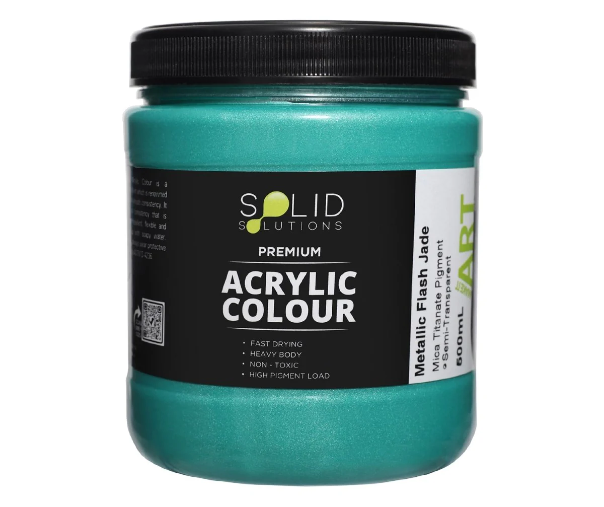 Acrylic Paint | Metallic Flash Jade - 500ml