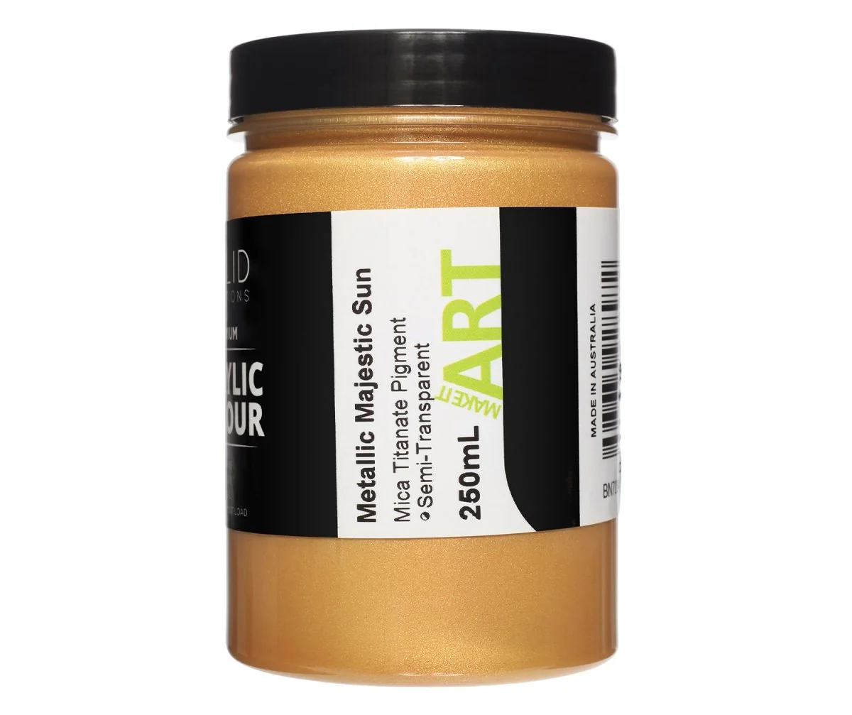 Acrylic Paint | Metallic Majestic Sun - 250ml - Image 3