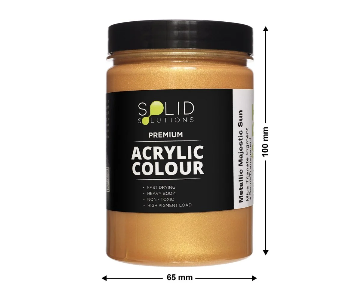 Acrylic Paint | Metallic Majestic Sun - 250ml - Image 4