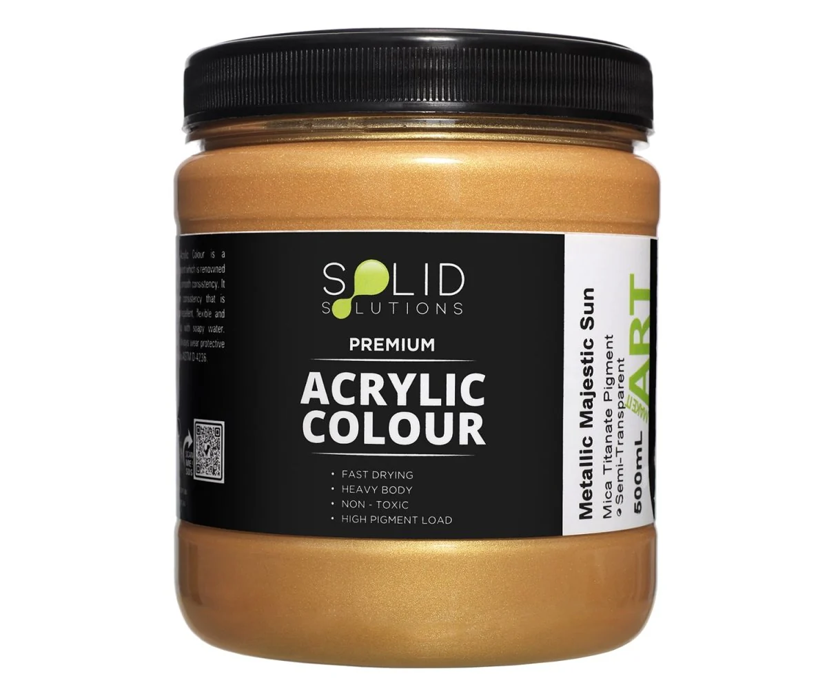 Acrylic Paint | Metallic Majestic Sun - 500ml