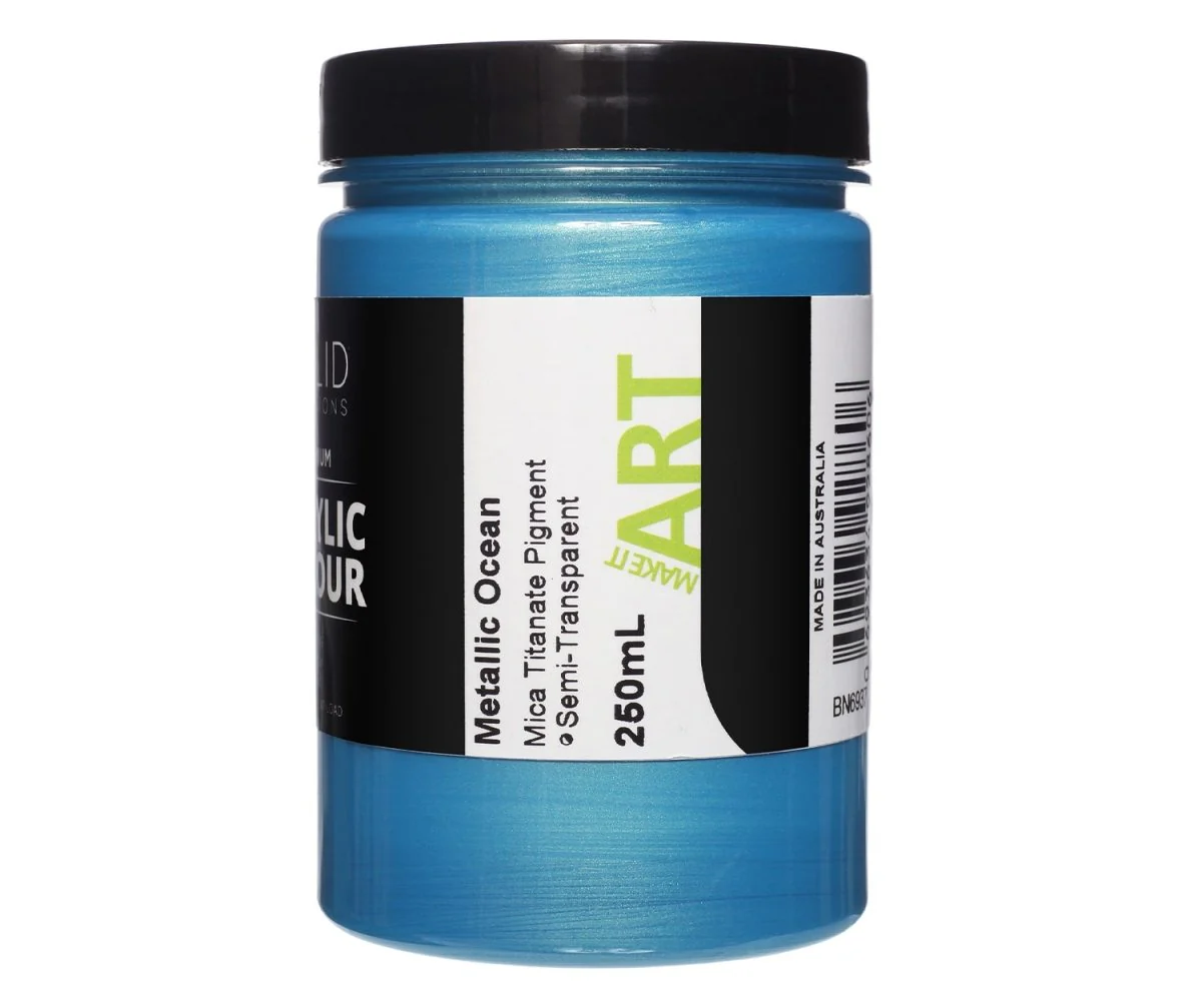 Acrylic Paint | Metallic Ocean - 250ml - Image 3