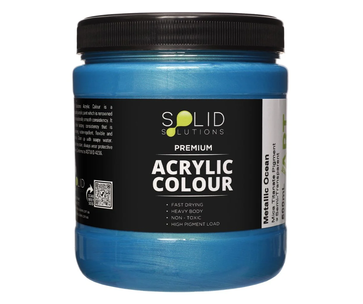 Acrylic Paint | Metallic Ocean - 500ml