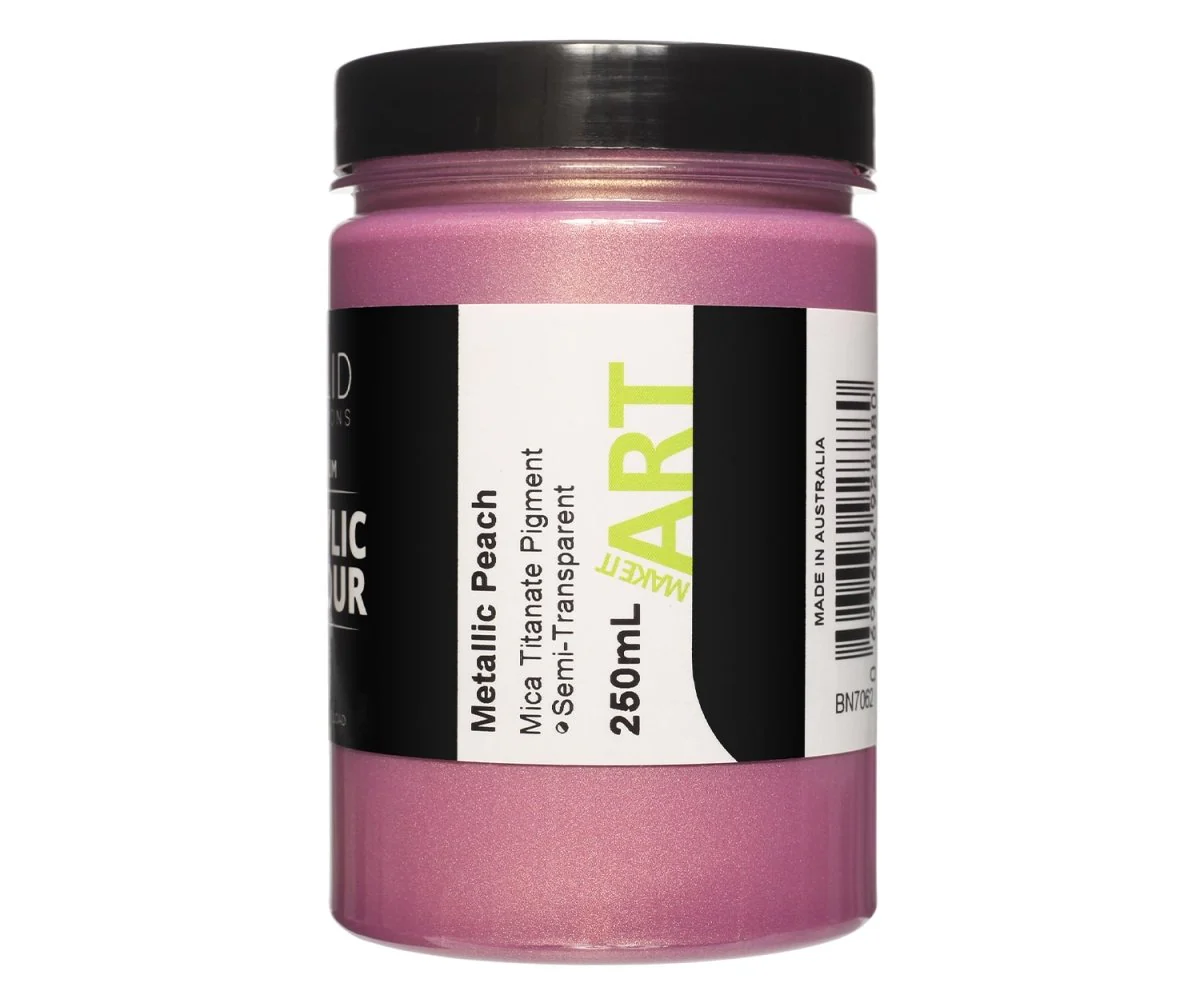 Acrylic Paint | Metallic Peach - 250ml - Image 3