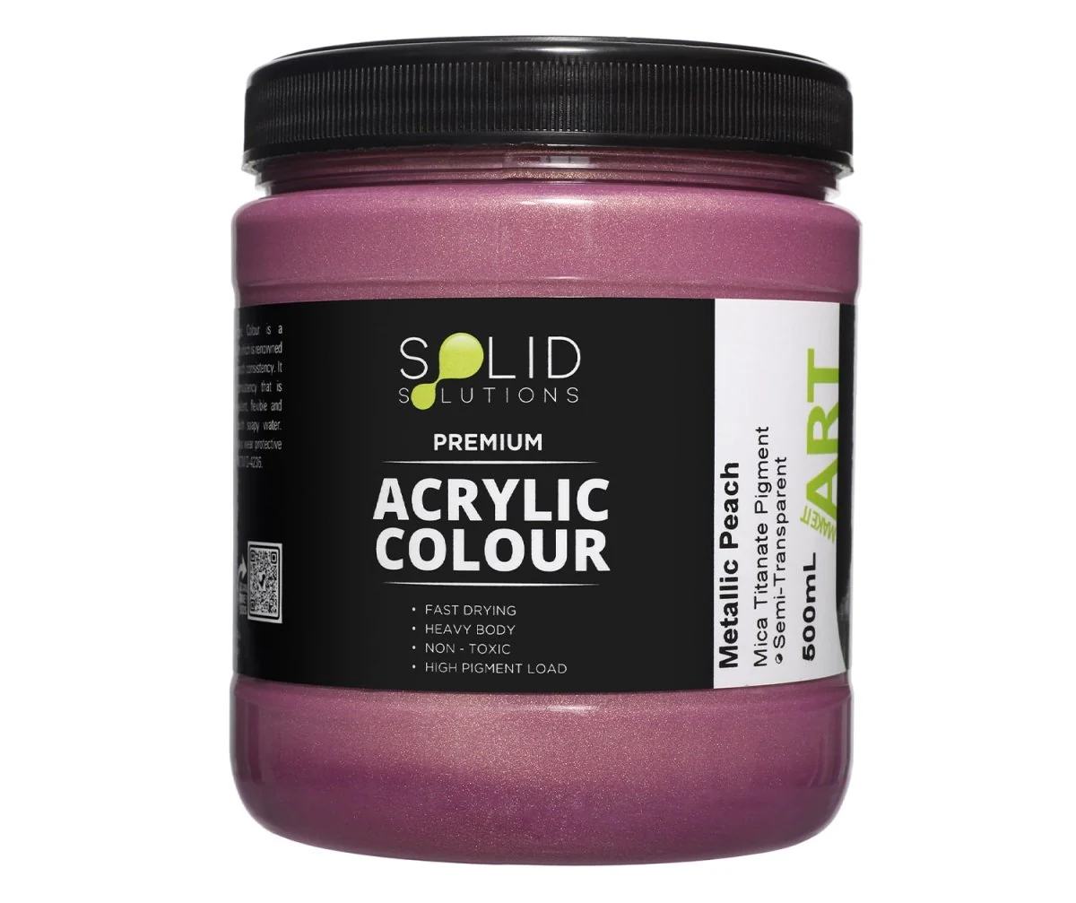 Acrylic Paint | Metallic Peach - 500ml