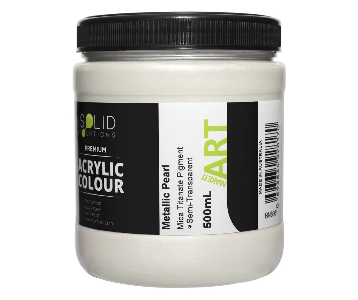 Acrylic Paint | Metallic Pearl - 500ml - Image 3