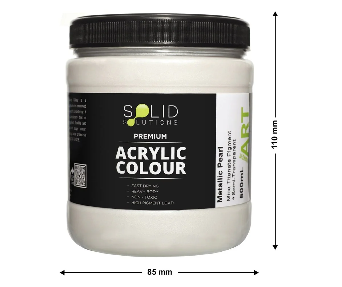 Acrylic Paint | Metallic Pearl - 500ml - Image 4