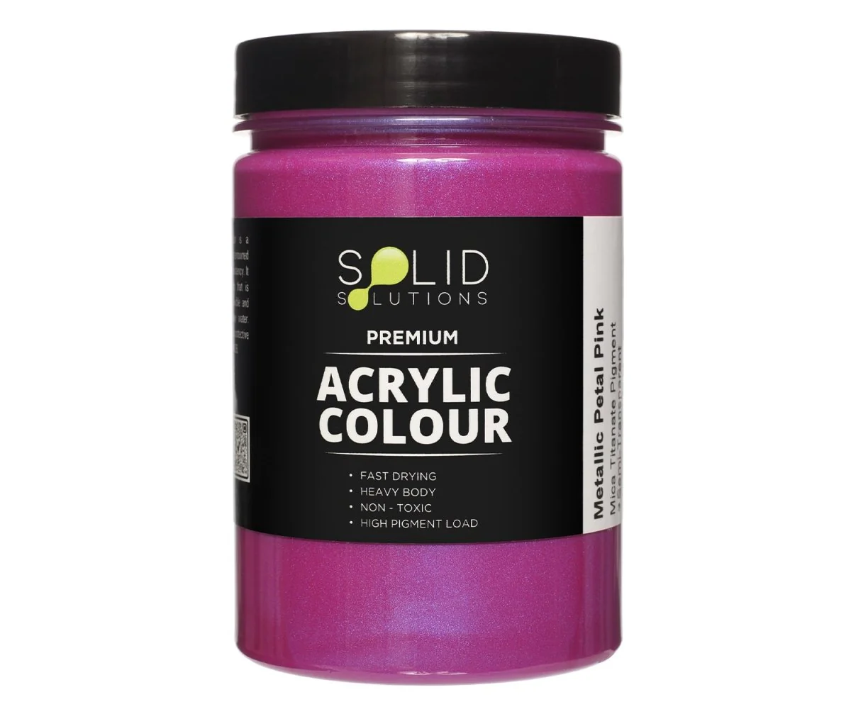 Acrylic Paint | Metallic Petal Pink - 250ml