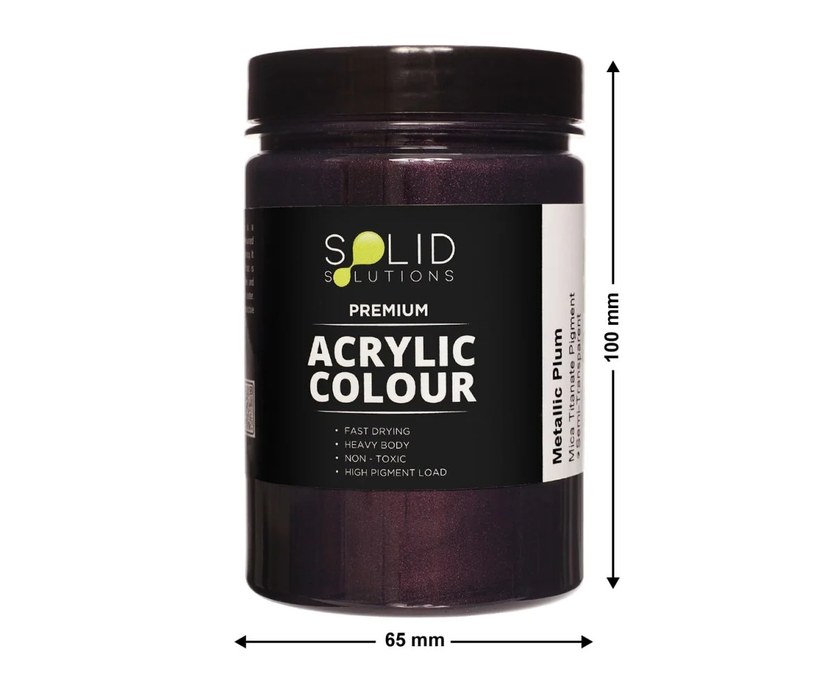 Acrylic Paint | Metallic Plum - 250ml - Image 4
