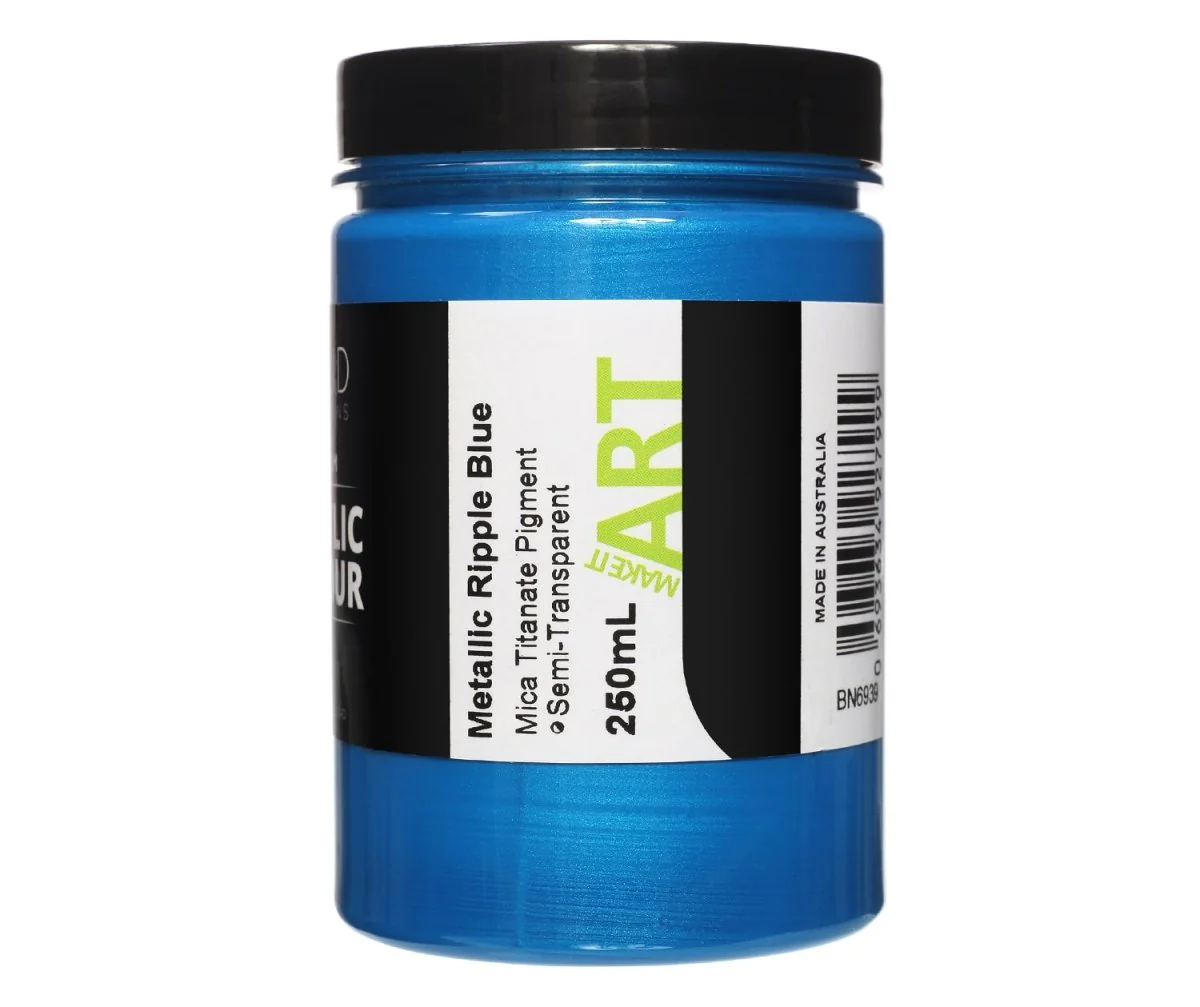 Acrylic Paint | Metallic Ripple Blue - 250ml - Image 3