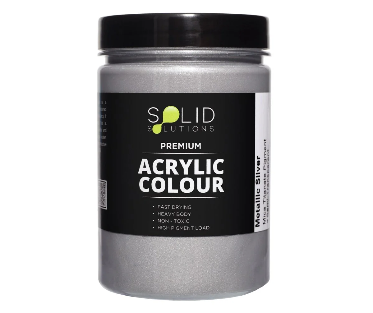 Acrylic Paint | Metallic Silver - 250ml