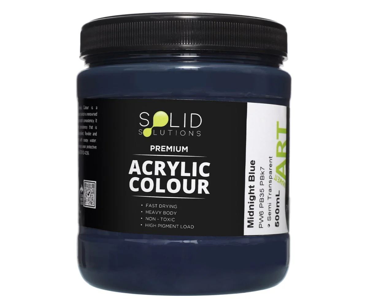 Acrylic Paint | Midnight Blue - 500ml