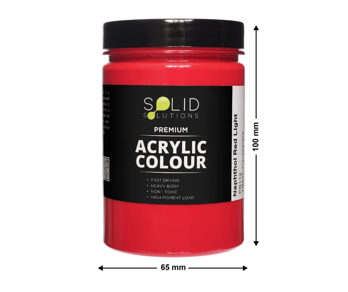Acrylic Paint | Naphthol Red Light - 250ml - Image 4