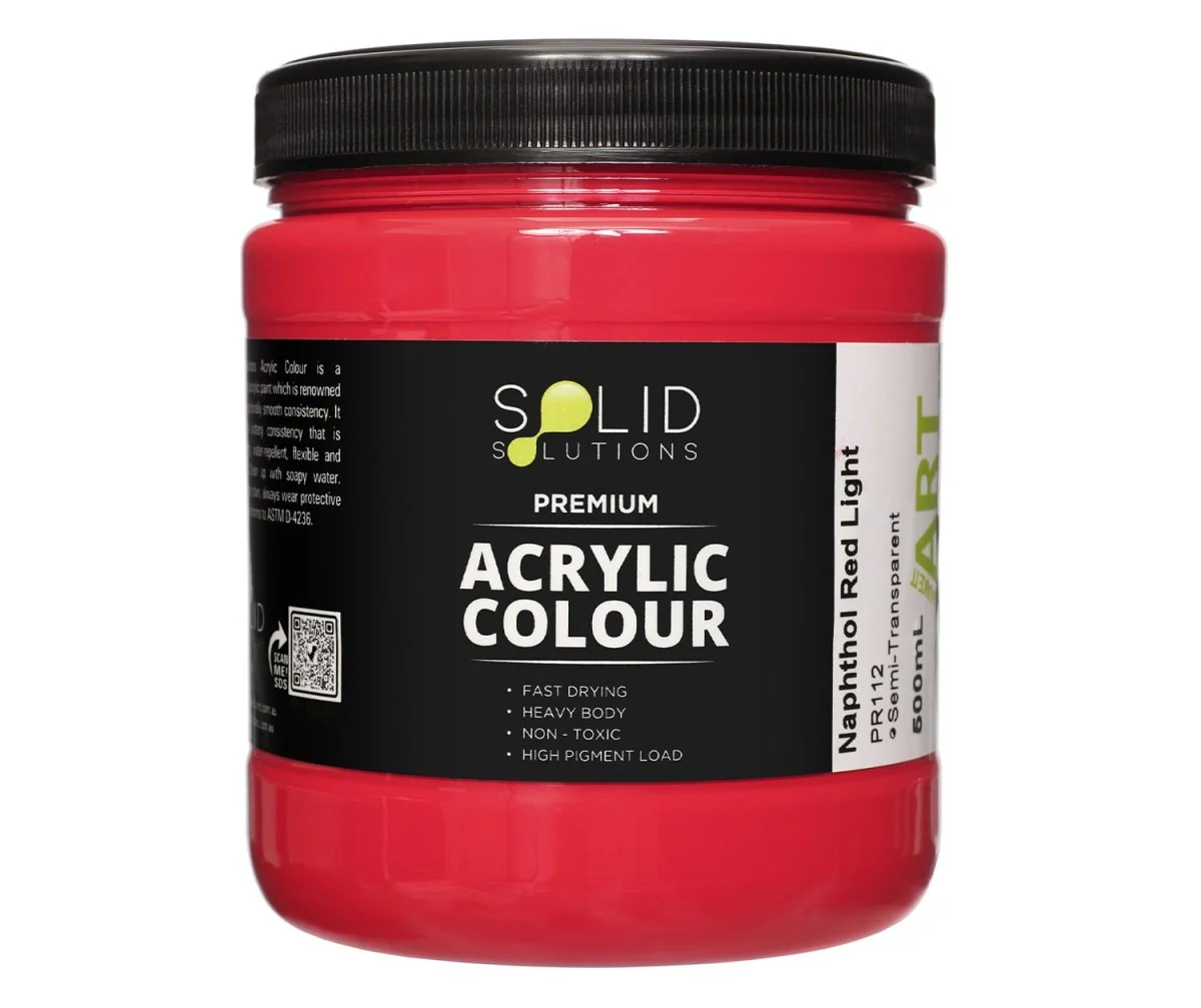 Acrylic Paint | Naphthol Red Light - 500ml