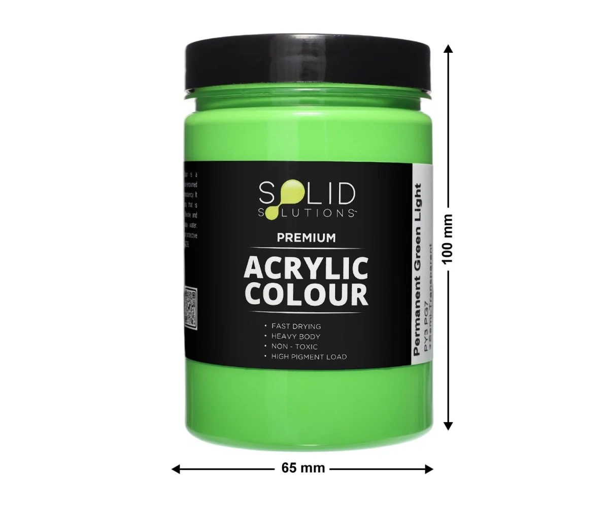 Acrylic Paint | Permanent Green Light - 250ml - Image 4