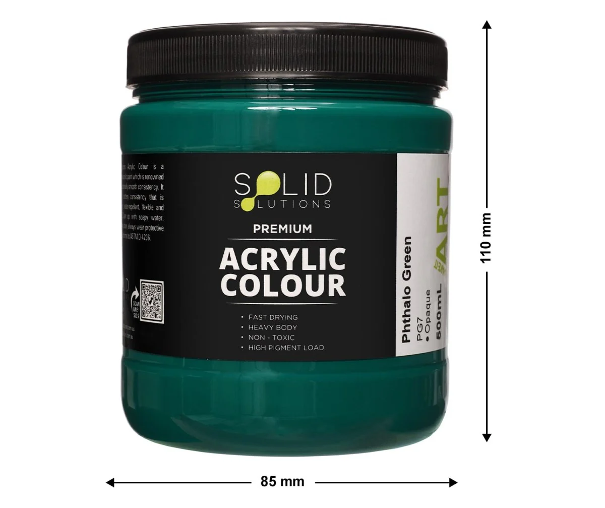 Acrylic Paint | Phthalo Green - 500ml - Image 2