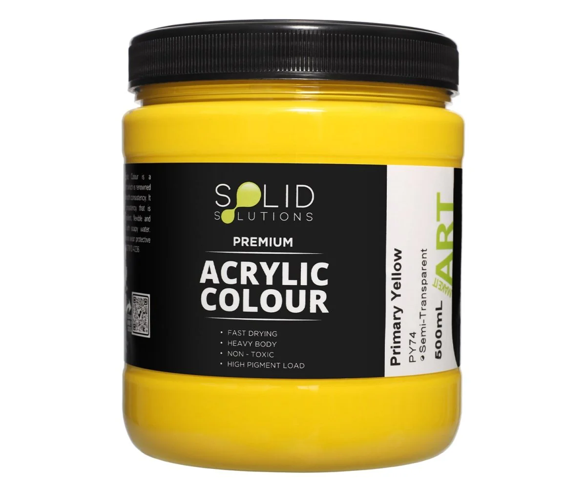 Acrylic Paint | Primary Yellow - 500ml