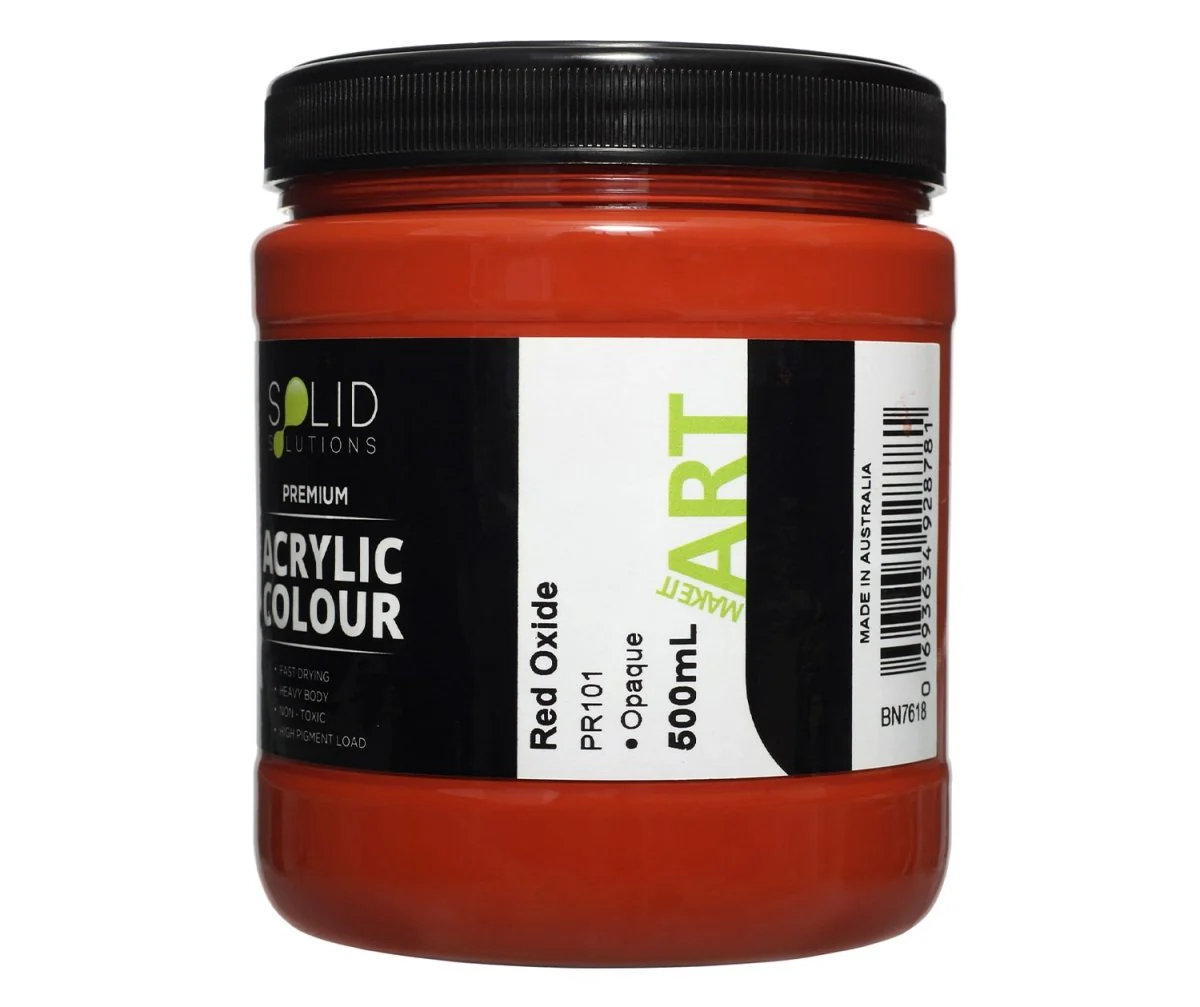 Acrylic Paint | Red Oxide - 500ml - Image 4