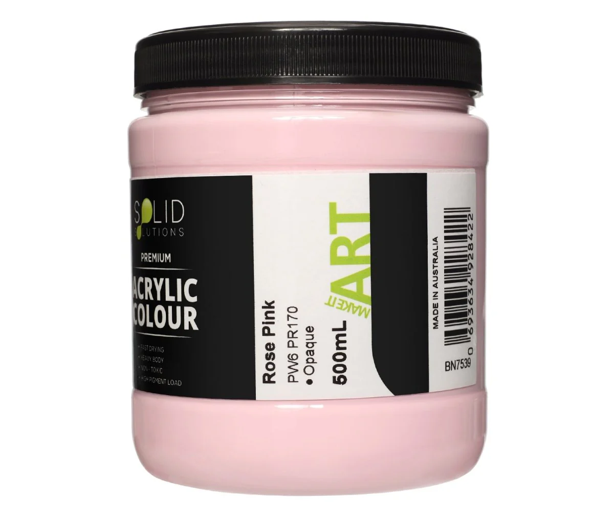 Acrylic Paint | Rose Pink - 500ml - Image 4
