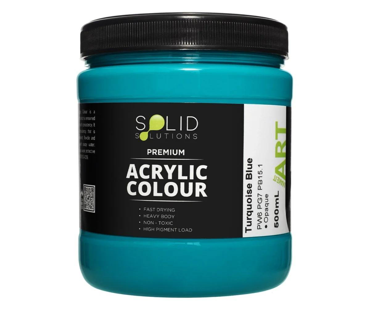 Acrylic Paint | Turquoise Blue - 500ml