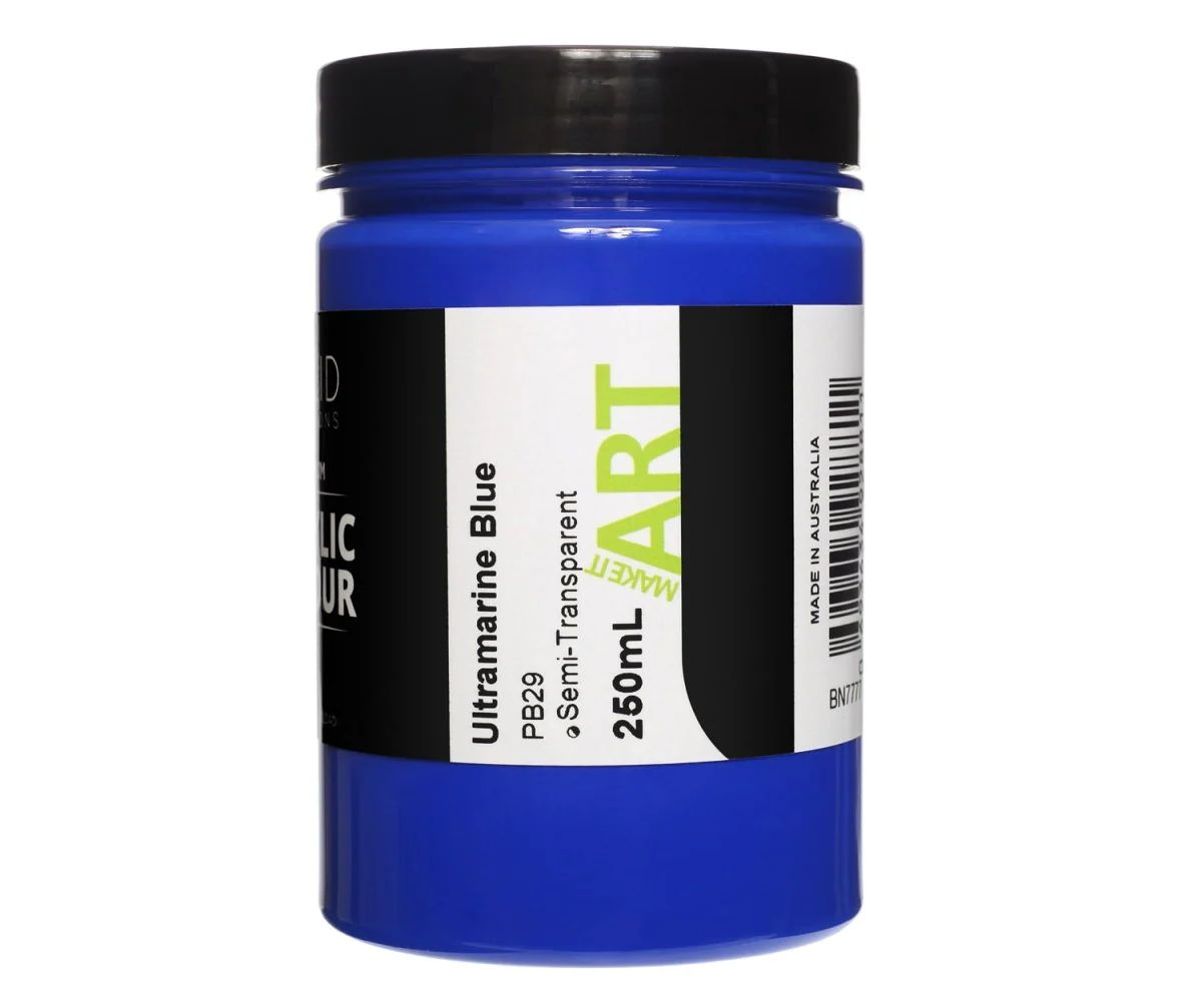 Acrylic Paint | Ultramarine Blue - 250ml - Image 3