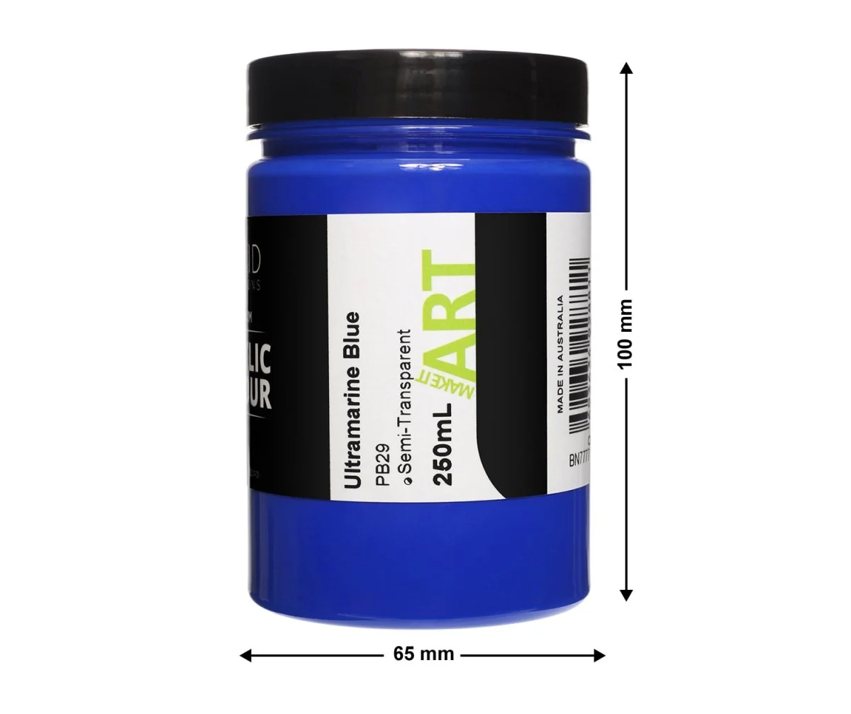Acrylic Paint | Ultramarine Blue - 250ml - Image 4