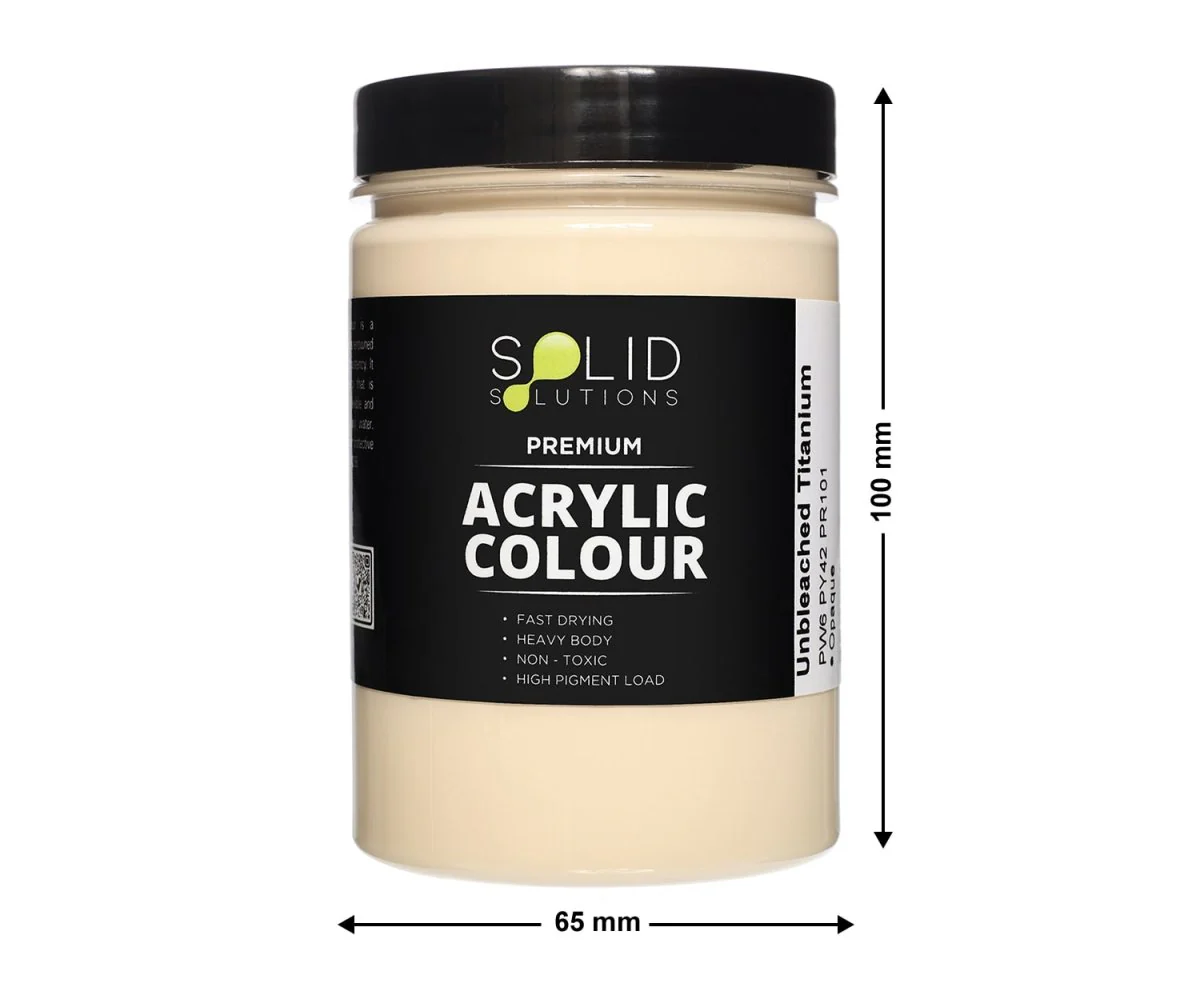 Acrylic Paint | Unbleached Titanium - 250ml - Image 4