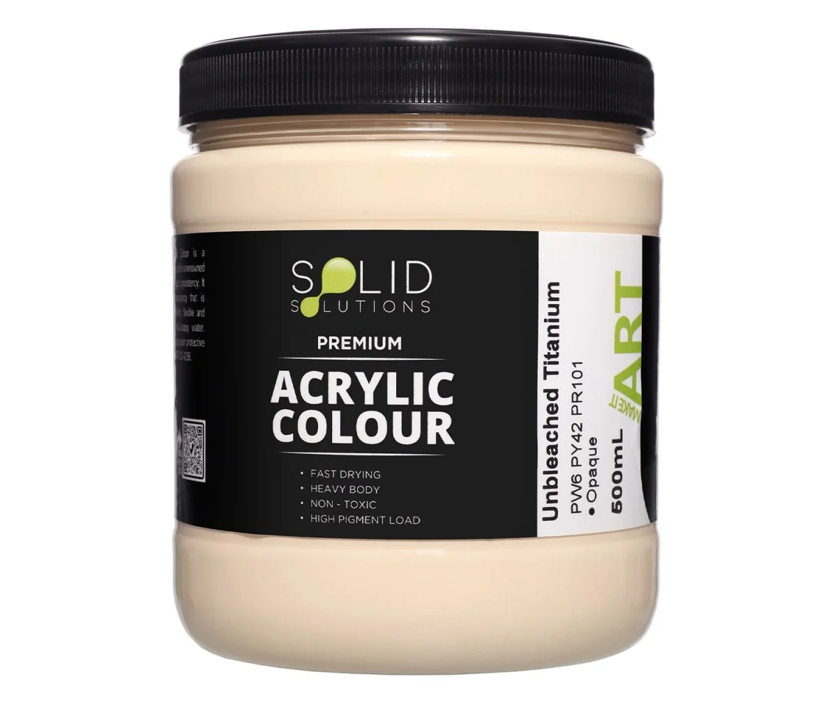 Acrylic Paint | Unbleached Titanium - 500ml