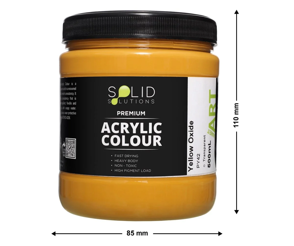 Acrylic Paint | Yellow Oxide - 500ml - Image 3